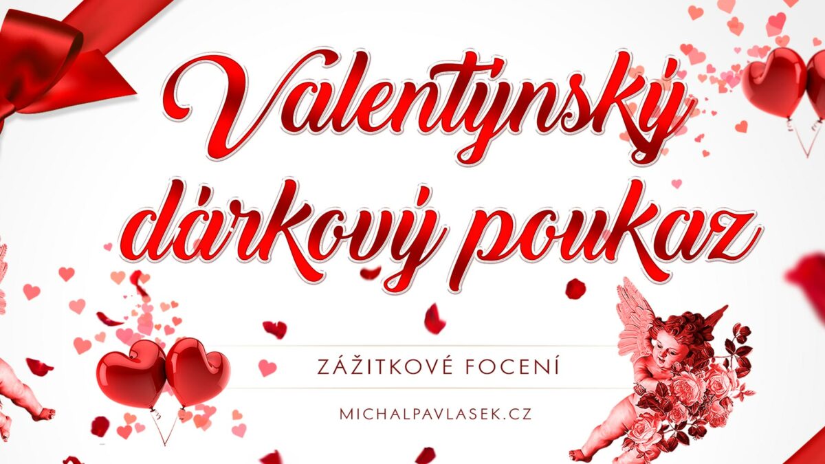 Valentýnský dárkový poukaz na zážitkové focení